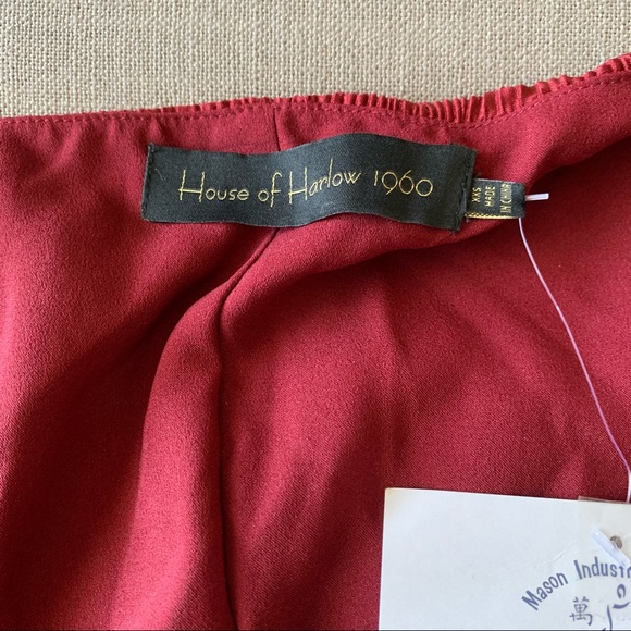 House of Harlow Revolve Nona Wrap Top XXS - Picture 12 of 13